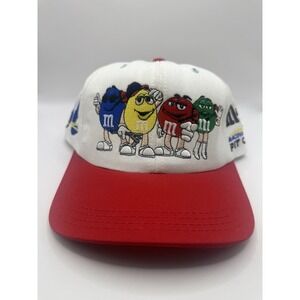 M&M Nascar Racing Pit Crew #36 Vintage Snapback Cap Hat Ernie Irvan